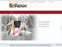 Tablet Screenshot of lerncenter-schenk.de